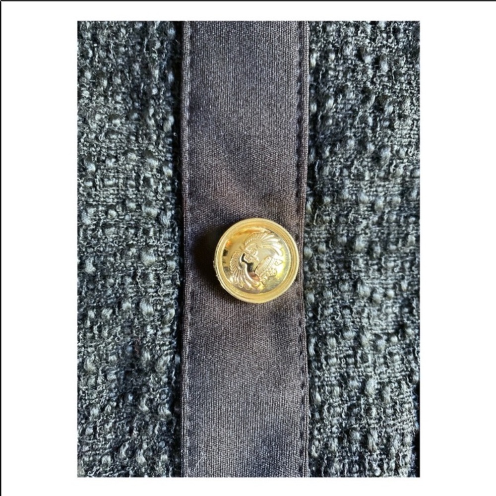 Tweed Buttoned Dress - Picture 4 of 8